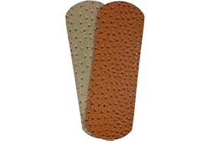 TRICOT CAFE' Tricot Café - Fond de Sac au Crochet en Cuir et Faux Cuir conçu pour créer Un Sac au Crochet Fait Main 36X12cm Brocarts Brun 2pcs