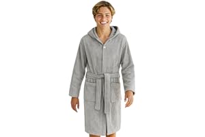 Morgenstern Bawełniany szlafrok kąpielowy dziecięcy z kapturem