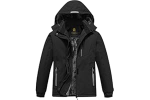 MoFiz Chaquetas Niña Invierno Chaqueta de Esquí Nina Chaqueta Ski Junior Abrigos Invierno Ski Jacket con Capucha