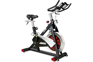 JOROTO X2 Cyclette Professionale & JOROTO X2PRO Bluetooth Indoor Cyclette da Casa, Volano 16 KG & Resistenza Regolabile Cyclette Professionale con Trasmissione a Cinghia Ciclette per casa offerte con LCD Display