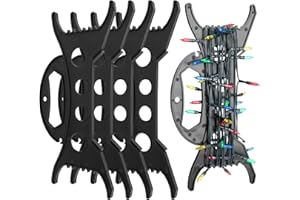 UGBO Kabelwickler Kabelaufroller aus Kunststoff Angelschnur Kabelaufwickler Mit Haspel Kabelrolle Vorfachaufwickler Schnurwickler Kabelspulen Rope Organizer Kabel-Manager für Lichterketten