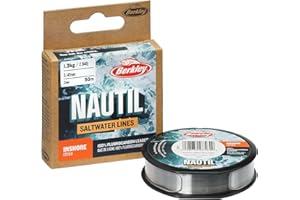 Berkley Nautil Inshore Ligne de pêche fluorocarbone Transparent