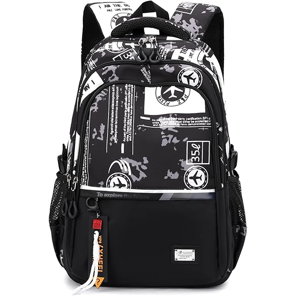 Tanou Schoolrugzak, trolley, afneembaar, rugzakken voor basis- en middelbare school, 30 liter, met wielen, casual reisrugzak voor tieners en meisjes, Paars, 32x20x47 cm