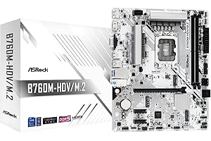 ASROCK Carte Mère B760M-HDV/M.2 DDR5 (Intel LGA 1700) Micro ATX