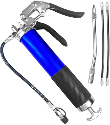 Pistolet à Graisse Électrique 24V - 12000 PSI, 5.3 Oz/min, Batterie Incluse, Pour Cartouches 400CC, Professionnel Et Sans Fil - 10