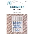 SCHMETZ 1714C Ball Point Jersey Machine Needles, Size 80/12, 5-Pack