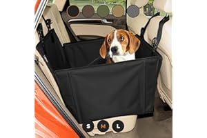 Siège Auto pour Chien très Solide - Siège Auto pour Chien renforcé ou Panier pour Chien de Petite et Moyenne Taille en Voiture, avec 4 Bandes de Fermeture - Siège Auto ou Panier pour Chien en Voiture