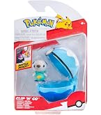 Pokémon Clip 'N' Go Squirtle and Poké Ball - Incluye Figura de Batalla