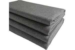 TINAKIM Thick Linen Type Cloth Fabric Sofa Chair Upholstery Material (Dark Grey, 2 Yard (57x 72 inch))