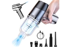 Unipampa Aspirateur Voiture Puissant 10KPA, Aspirateur à Main, Mini Aspirateur à Main sans Fil, Filtres HEPA, Aspirateur Portable pour Voiture, Maison, Bureau, Moteur sans Balai