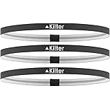 Kilter - Fascette Sportive per Capelli, 10 mm, Confezione da 3