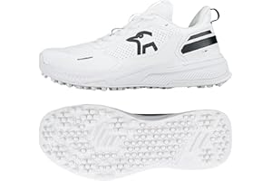 Kookaburra KC Players Rubber Sole Cricket Shoe - White/Black