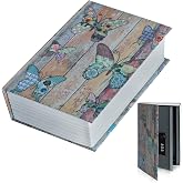 Book Safe with Combination Lock, 18 x 11.5 x 5.5 cm, Book Safe, Secret Safe for Dictionary Books, for Jewelry, Cash, Money, V