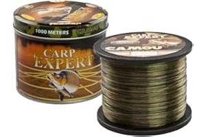 ENERGOFISH LINE CARP EXPERT Camou 0,35MM 1000M Angelnschnur, Black, 1