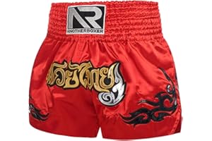 ZHOUBA Short de boxe, haute élasticité, respirant, cordon Muay Thai, Kickboxing pour adultes et enfants, short de combat pour homme