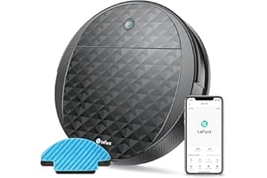 ‎LEFANT Lefant Robot odkurzający, 3200Pa, silne ssanie, 150 min autonomii, mini projekt, podłączony przez Wi-FI/Google Assistant, czujnik kolizji 6D, do dywanów z wysokim runem, twardych podłóg, M213S