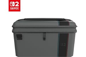 Turtle Beach PlayTrek 2-i-1 fodral: Träkol svart – Nintendo Switch 2, resefodral, övernattningsfodral, förvaring, dockförvari