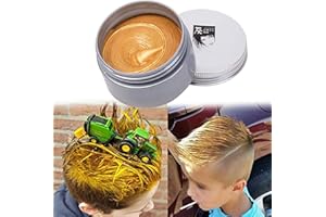 HTRUIYATY Or Cire Colorante Cheveux DIY Coloration Temporaire Lavable Unisexe Utiliser pour la fête de Noël d'Halloween