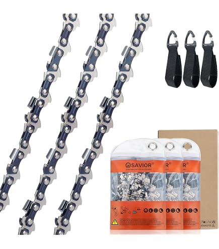 Panther 10-Inch (25cm) Mini Chainsaw Chain, 1/4" .043" (1.1mm) Gauge, 56 Drive Links, Replaces Stihl & Echo (P-1710)