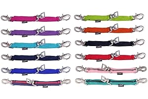 netproshop Praktische Pferde Longierbrille mit Drehhaken für Longenarbeit, Farbe:Pink