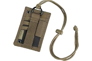 OneTigris Taktisk ID-korthållare i nylon med pennhållare och halsband