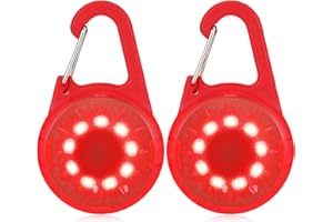 ‎ZLCBBD ZLCBBD LED Blinklicht Schulranzen Sicherheitslicht USB Aufladbar - Reflektoren Licht für Schulranzen Sicherheitslicht Anhänger für Wandern Laufen Joggen Haustier Rucksack Kleidung
