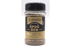 GRIGLIARE DURO ITALIAN HARDCORE BARBECUE 200 gr BBQ Rub SPOG GRIGLIARE DURO - Mix Spezie barbecue - insaporitore carne e pesce universale - Brisket Rub perfetto! Dry rub per manzo - spezie maiale - rub bbq per marinatura