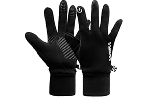 lifwimner Kids Winter Sports Gloves, Touch Screen Anti-slip Running Gloves, Thermal Fleece Outdoor Gloves for Cycling Skiing Soccer Hiking
