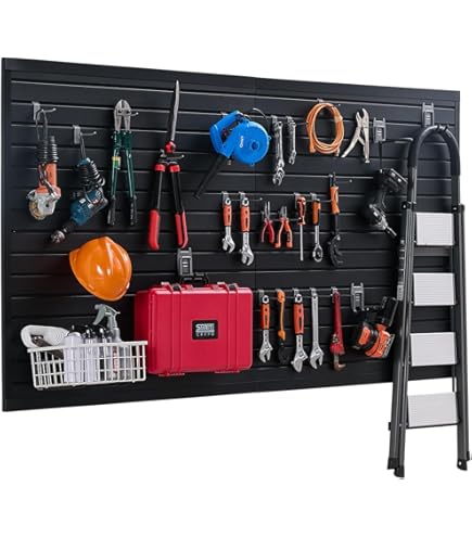 VEVOR Organiseur Mural en Panneau Perforé Garage 1219x814 mm