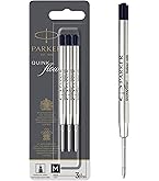 Black Parker Ricariche per penna a sfera gel, punta media (0,7 mm
