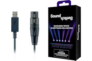 SoundSwitch DMX Micro Interface - Interfaccia Ultra Compatta USB-DMX con Tre Mesi di Accesso Gratuito al Software SoundSwitch