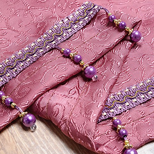 Brightup 250x100cm Moderne Jacquard Blüten Vorhang Voile Vorhang mit Ösen - 6