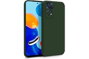 MyGadget Funda para Xiaomi Redmi Note 11 | Note 11s en Silicona TPU - Carcasa de Doble Capa - Case Resistente Antigolpes y Anti choques - Ultra Protectora Verde Oliva