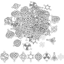 Ciondoli Angelo Tibetano In Lega - 60 Pezzi Per Creare Gioielli Fai Da Te, Stile Vintage - Foto 6