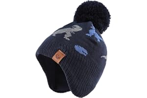 XIAOHAWANG - Sombrero de Invierno para niño, niña, Gorro de calentito para otoño de 0 a 7 años