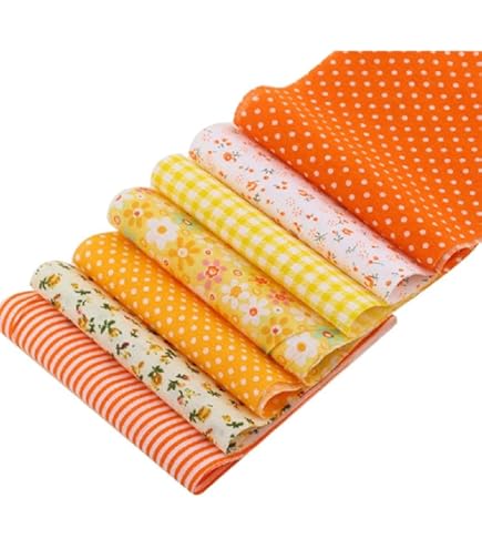 Tela Elegante De Algodón Con Estampado De Flores De Fabirc, 5 Unidades, Para Costura, Para Costura, Manualidades, Acolchados, Costura, Bricolaje Y Principiantes. Color: 541, Tamaño: 7.9 In
