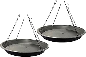 Selections Large Bird Feeder Seed Catcher Tray Attachment To Stop Mess (Pack of 2)