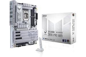 ASUS TUF GAMING Z890-PRO WIFI, Scheda Madre Intel ATX, 16+1+2+1 Fasi di Alimentazione, Slot DDR5, PCIe 5.0, GPU di Nuova Generazione, 2xUSB4, USB 20Gbps Fast Charge, 4 Slot M.2, Wi-Fi 7