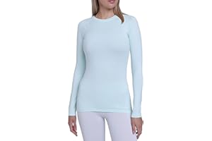 TCA SuperThermal Maglia Termica Donna Sportiva - Maglietta Manica Lunga Invernale - Magliette Termiche - Maglie Invernali - Intimo Termico Tecnico Sci - Maglia Intima Quickdry