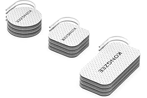 KONGZEE 12pcs Pack Self Adhesive Electrode Pads for AS9026 (White)