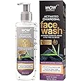 WOW Skin Science Activated Charcoal Deep Cleansing Face Wash | Infused with Charcoal Beads | All Skin Types | Fresh, Clear Skin | Paraben & Sulphates Free| Face Wash for Women & Men | 200 ml