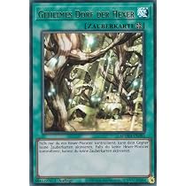 Yu-Gi-Oh! Sammelkarte „Geheimes Dorf Der Hexer“ – Ultra Rare, Deutsch, 1. Auflage, Inkl. Ultrapro Toploader