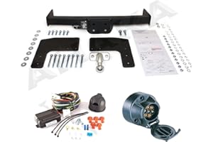 INCONNU AHK Anhängerkupplung mit Elektrosatz 7 polig für MB Sprinter W906 / VW Crafter 30/35/50 2006- Anhängevorrichtung Hängevorrichtung - starr, mit angeschraubtem Kugelkopf