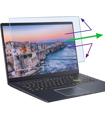 BROTECT 13.3 Glas Screen Protector voor Laptops met 13.3 inch Display (33.8 cm) [294 mm x 165.5 mm, 16:9] [ hardheid, niet Gehard Glas