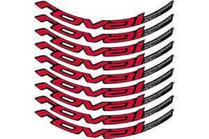 BUSEB Autocollants de Roue à vélo R.O.V.A.L SL Carbone VTT Sticker Wheel Sticker Seccules de Roue Autocollants de vélo for Deux Roues décalcomanies VTT Autocollants de Jante