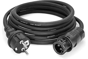 WANGLAISM Betteri BC01 Balkonkraftwerk Kabel AC Kabel Betteri BC01 Buchse auf Schuko Stecker(IP44) Verlängerung Geeignet für Alter Stil DEYE-Mikrowechselrichter