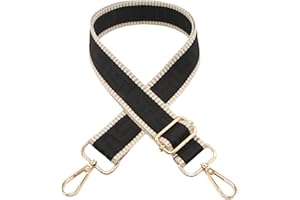 Long Keeper Correas para Bolsos 3,8cm de Ancho Correa de Bolsos Hombro Mujer Ajustables 72-129cm Bandolera para Bolso, Correas para Bolsos Bandolera, Mochila