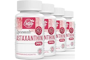 CESTFILO Liposomale Astaxanthine Supplement 24MG, absorption maximale, antioxydant naturel, sans gluten, sans GMO et sans gluten (60 Count (Pack of 4))