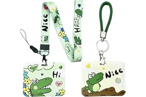 STOOKI Porta Tarjetas Colgante de 2 Piezas Portatarjetas Colgante con Cordón Desmontable Badge Holder Horizontal Adecuado para Porta Credencial, Tarjeta de Autobús, Tarjeta de Crédito