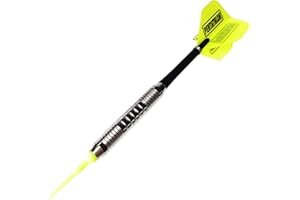 3 Stück (1 Satz) Soft Dartpfeile Silberpfeil mit Pentathlon Fly Gelb, ca. 18 g und 1 Satz GamePoint Flys Gratis